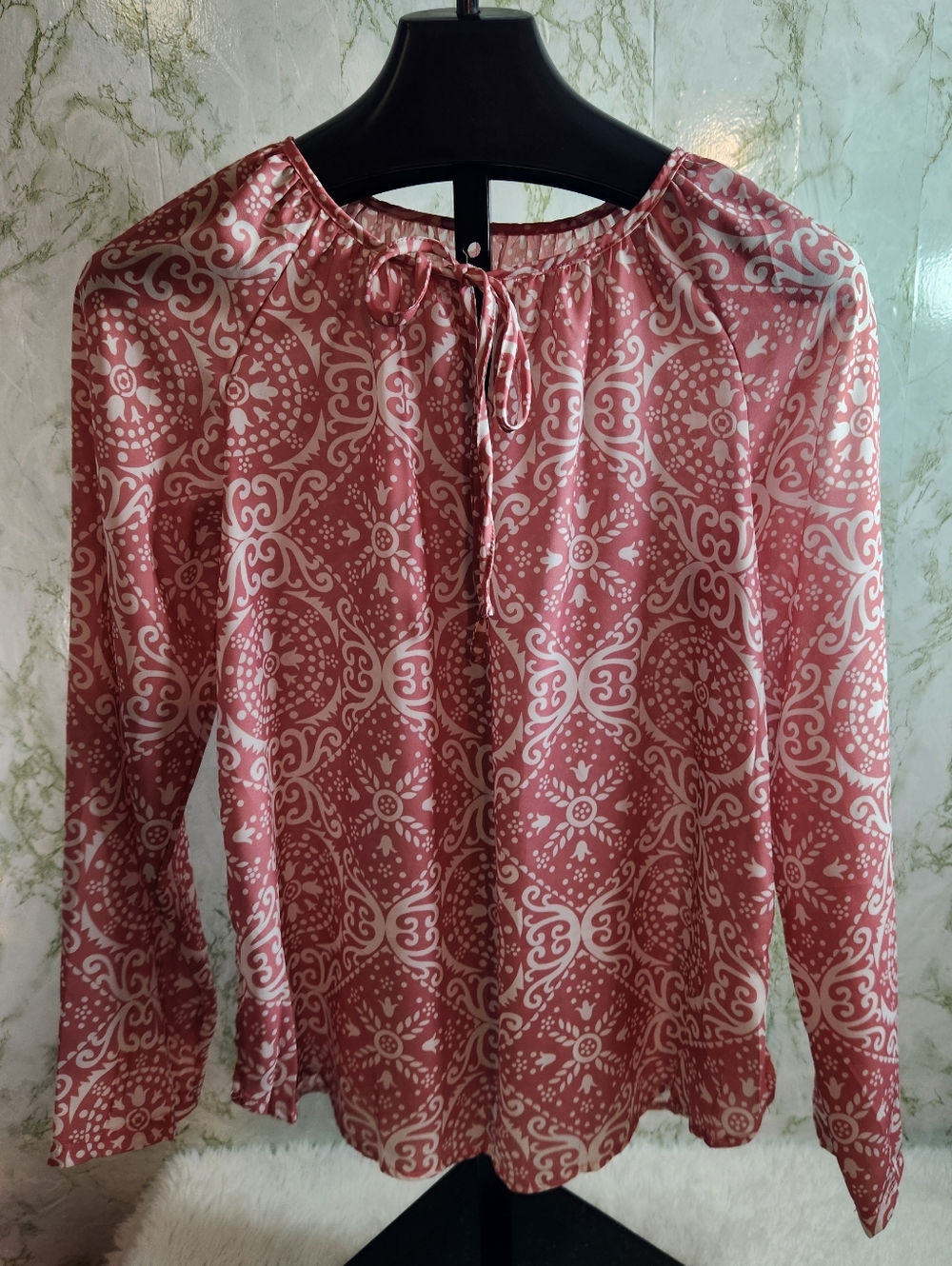 Coral Color Polyester Top